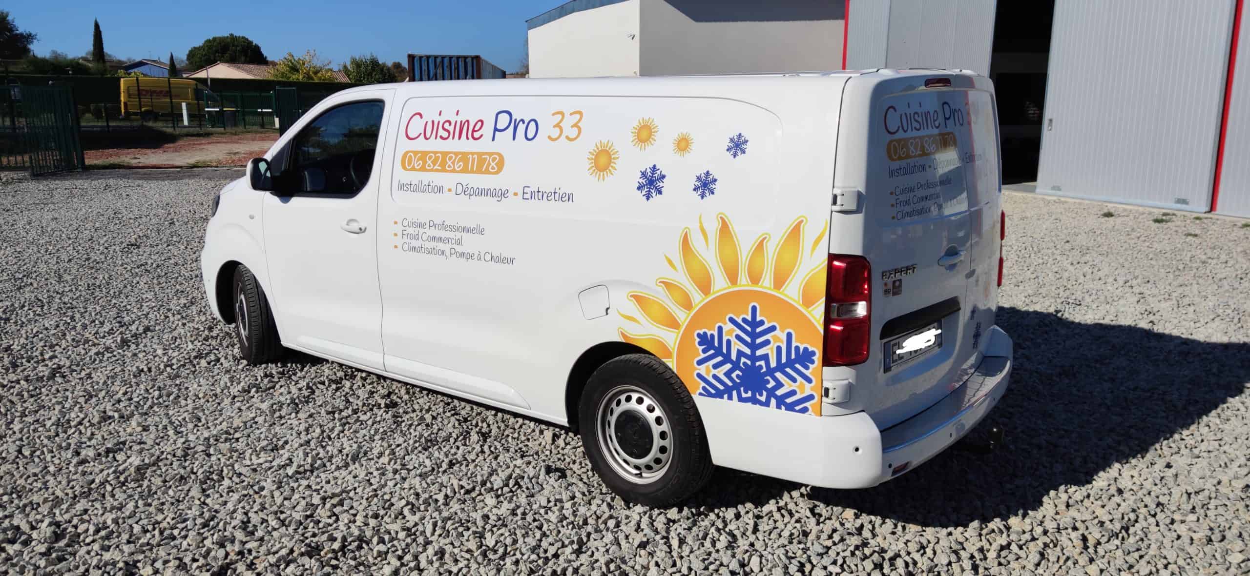 Covering camion cuisiniste