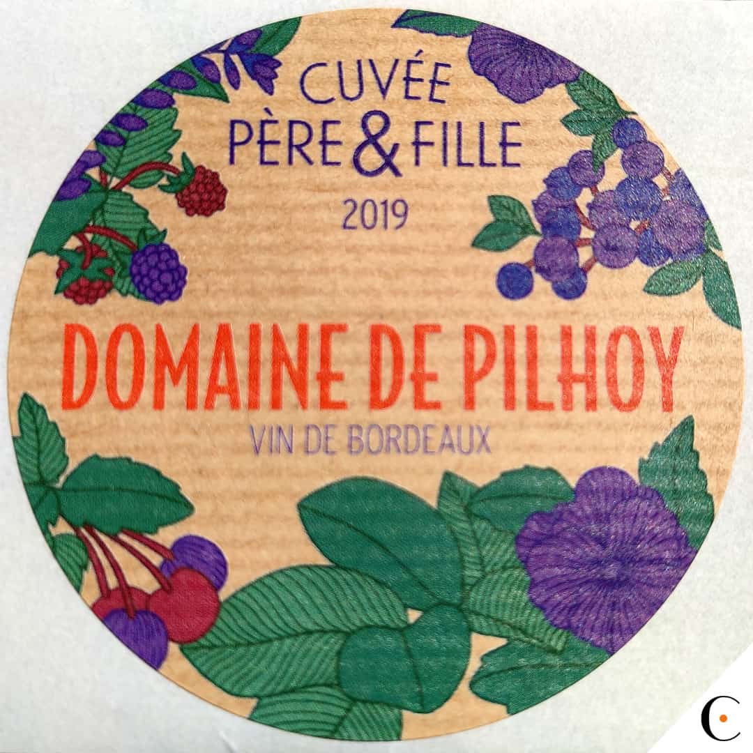 Création d'étiquettes de bouteilles de vin DOMAINE DE PHILLOY